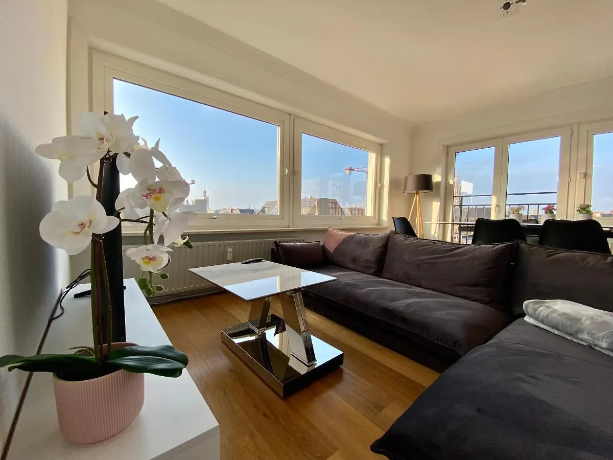 Luxury 3 Bedroom Apartment On The Top Floor With Panoramic View Ostende
