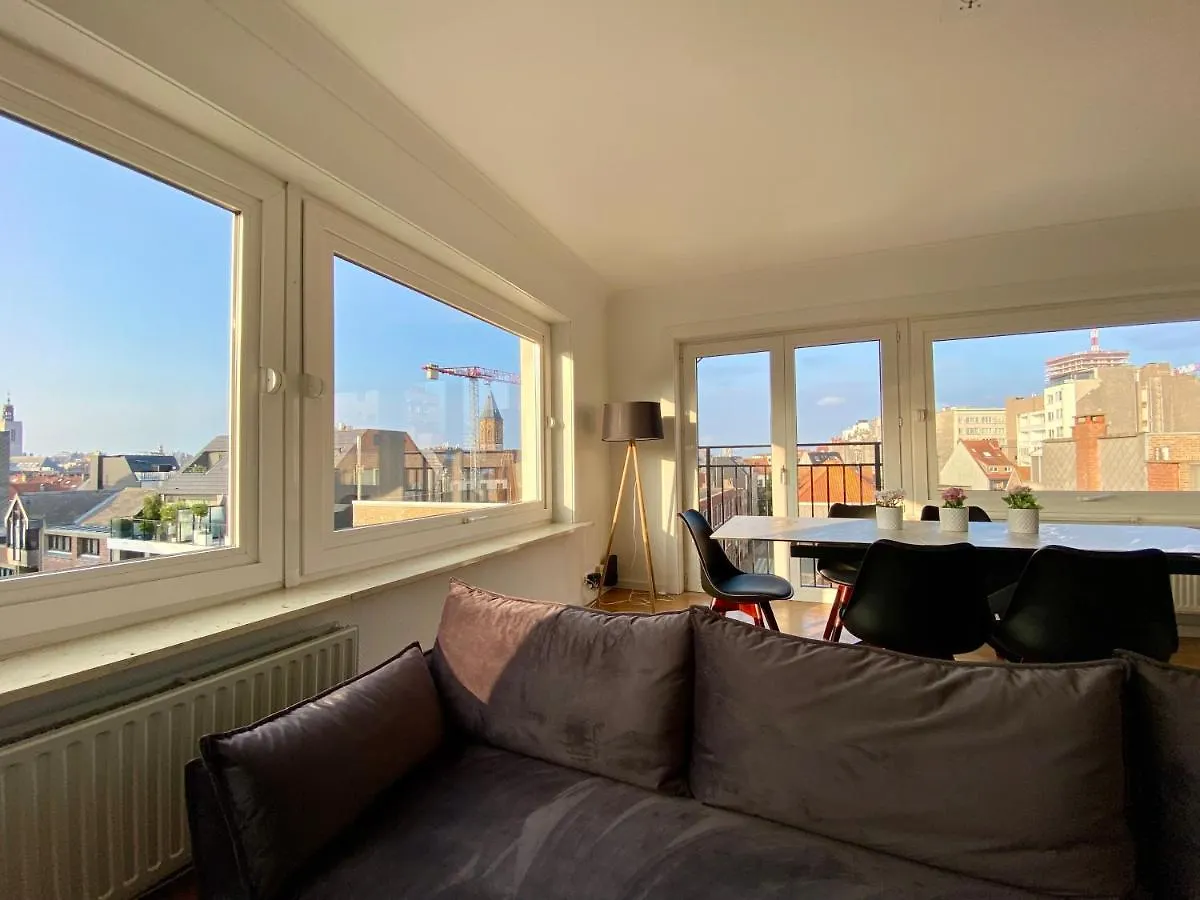 Luxury 3 Bedroom Apartment On The Top Floor With Panoramic View Ostende